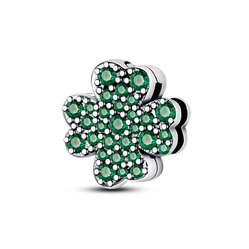 Plants Insects Charms Bead Copper Butterfly Dragonfly Cactus Clover Dangle Pendant Fit Pandora Bracelet Diy Jewelry