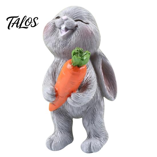 Resin Bunny Towel Hooks Easter Rabbit Cartoon Sticky Hook, Adhesive Wall Hanger, Small Item Organizers Decorative Storage Hook for Towels Keys