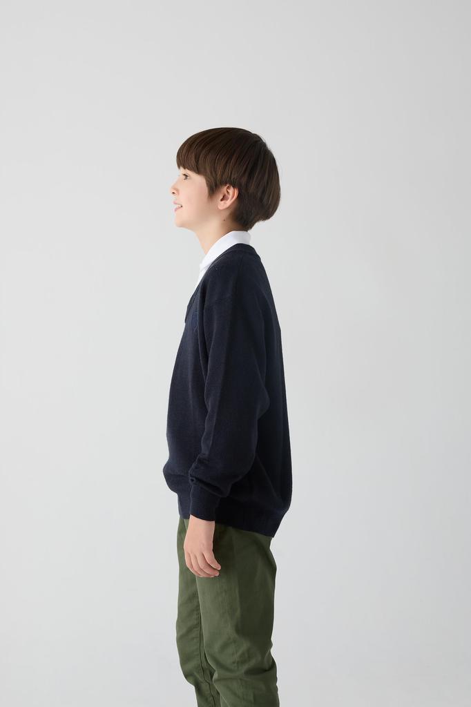 Pullover School Knit 140901 Kinder NV [Beams School] V-Ausschnitt