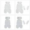 Breathable Baby Strollers Seat Cushion Summer Ice Silk Cooling Pad With/with Shoulder Belt Sleeve for Infants