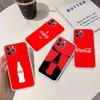C-COCA Logo C-COLAS Phone Case For iPhone 11 13 16 12 17 14 15 Pro Max Plus Soft Clear Back Cover Coque