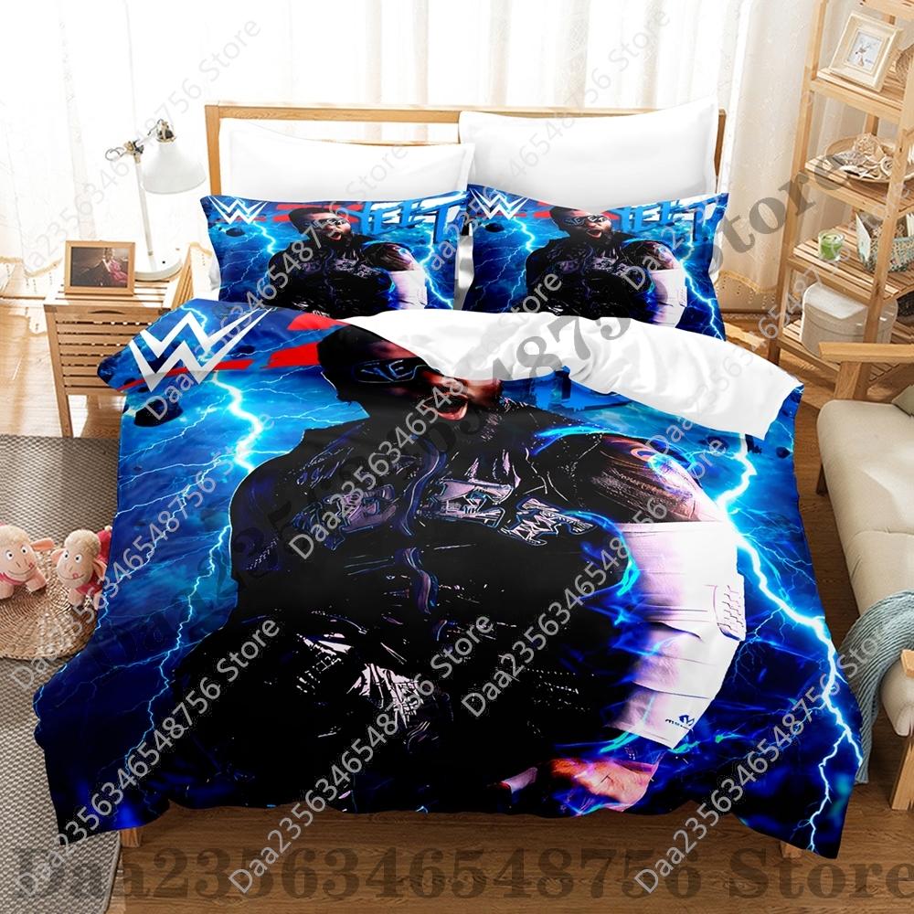 Comforter Lightning Jey Uso Bedding Set Single Twin Full Queen King Size Bed Set Adult Bedroom s Wwe 2K25 Bed