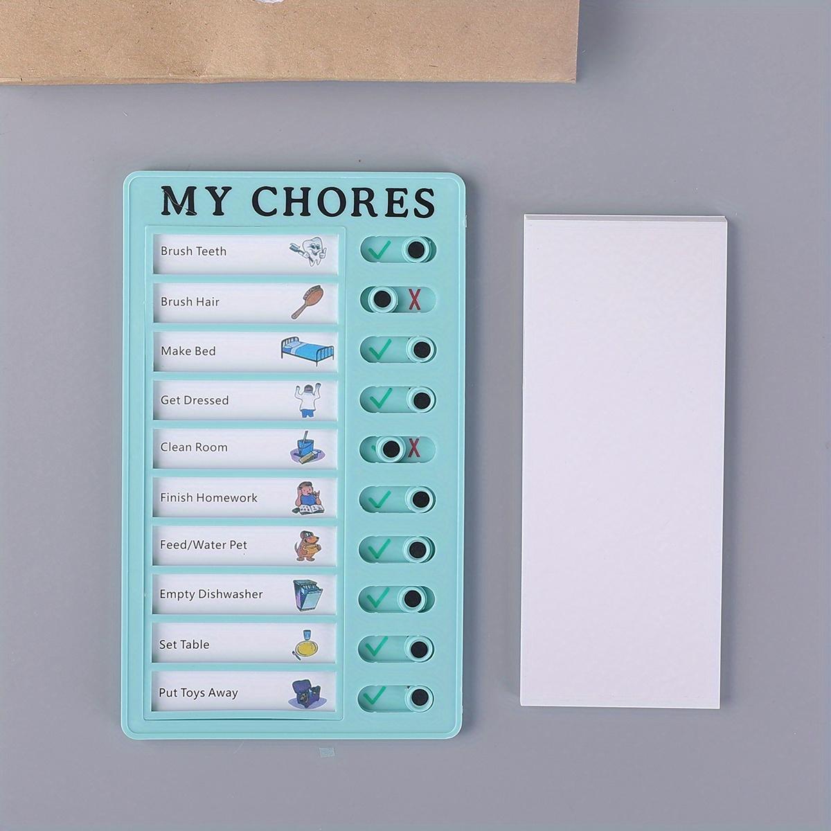 

Macaron Color Planning Table: Creative Student Self-Discipline Tool with Single Stamper and 10 Refills зелёный
