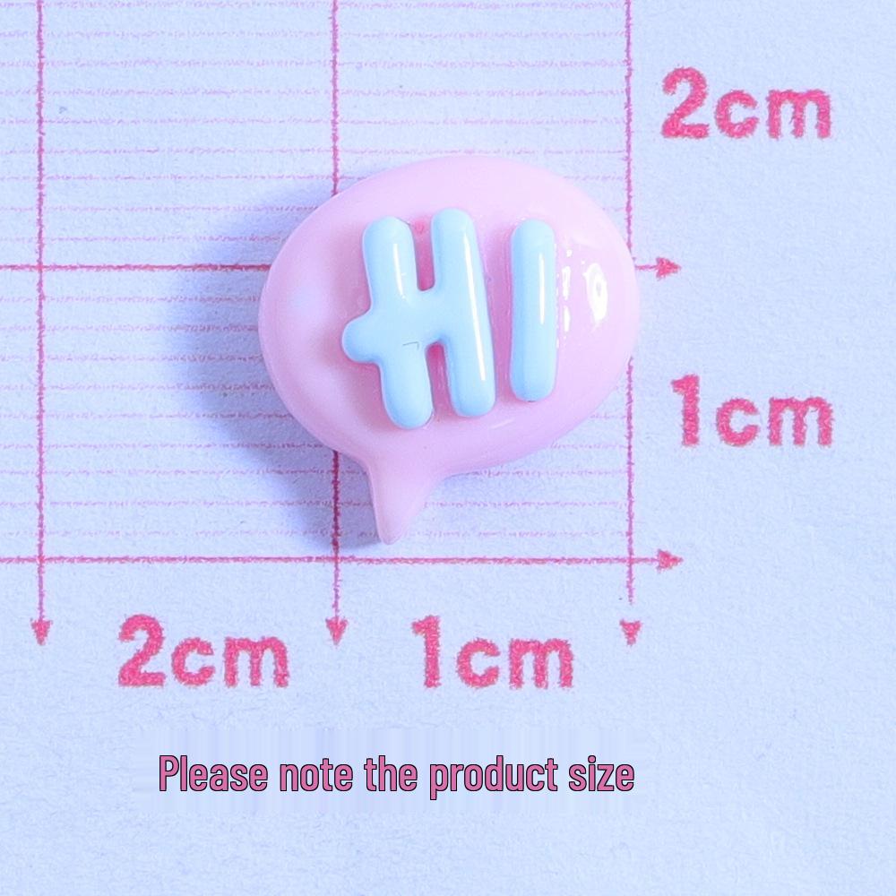 Pink Mini Clouds Glossy Resin Accessories - DIY Cream Glue for Phone Cases, Water Cups, Nail Art, and Earrings