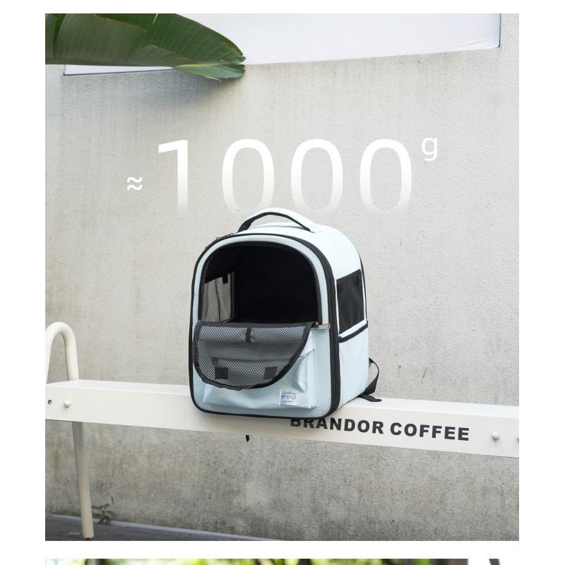 Portable Breathable Cat Carrier Backpack With Full Cover Small Dogs Large Capacity All-Season Use