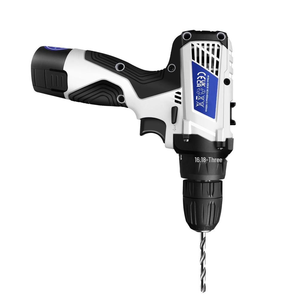 12V Lithium Battery Multifunction Handheld Drill Set with Brush Motor