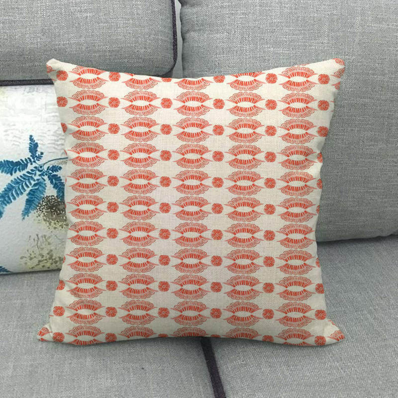 Simple Geometric Patterns Digital Printing Short Plush Pillow Covers For Car Sofa Office Cushion Cover Home Goods 60X60Cm