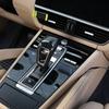 ABS Matt Balck/Carbon Fiber/Red Car Interior Gear Shift Gear Head Cover Trim For Porsche Cayenne 2018-2023 Auto Accessories