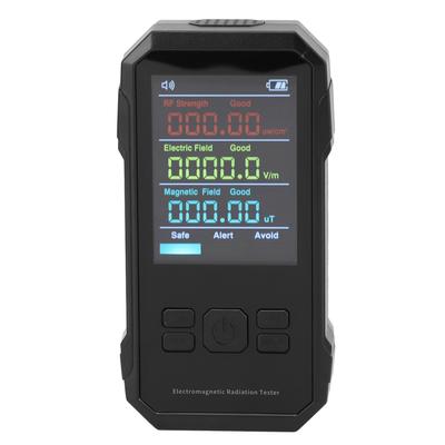 3-in-1 EMF-Messgerät Elektromagnetischer Strahlungsdetektor Elektrisches Feldstärkemessgerät Magnetfeldstärkemessgerät