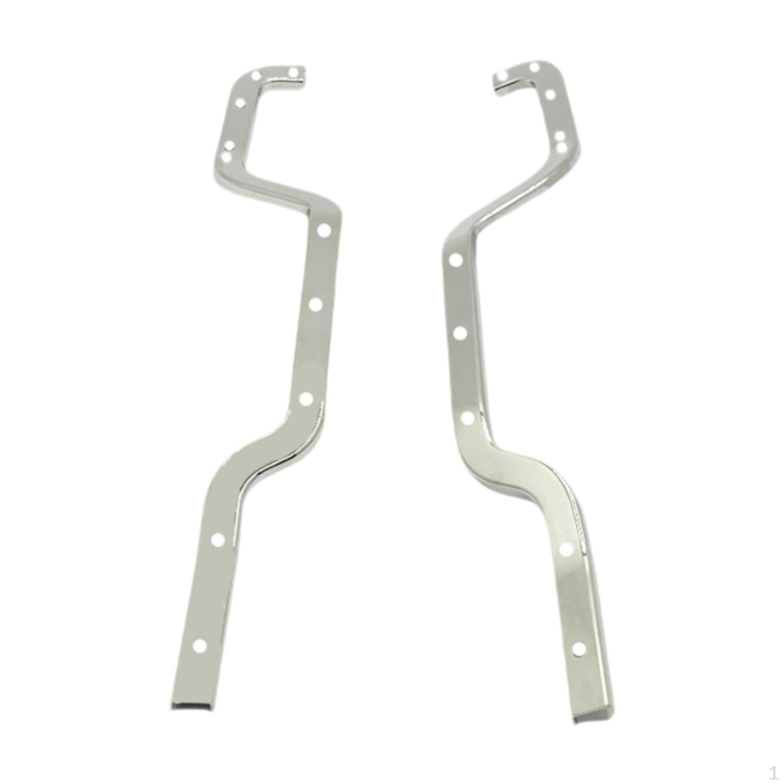 

2x RC Chassis Frame Rails Replaces Sturdy Stainless Steel Beams Spare Parts for H12Y H12Y+ H12P 1/12