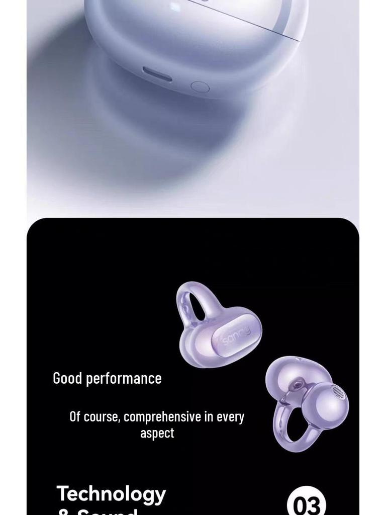 Sena S8SAI 2025 Bluetooth Ear-Clip Air Conduction Open-Ear Sports Earphones