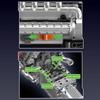 Mould King 10203 Der MB Auto V8 Motor Baustein Technisches Auto Motor Ziegelstein Set Montage Motor Spielzeug Kinder Weihnachtsgeschenk