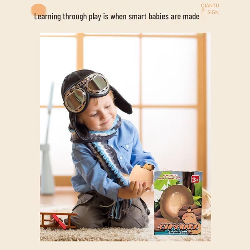 Capybara Hatching Egg: Educational Water-Expanding Toy for Kids
