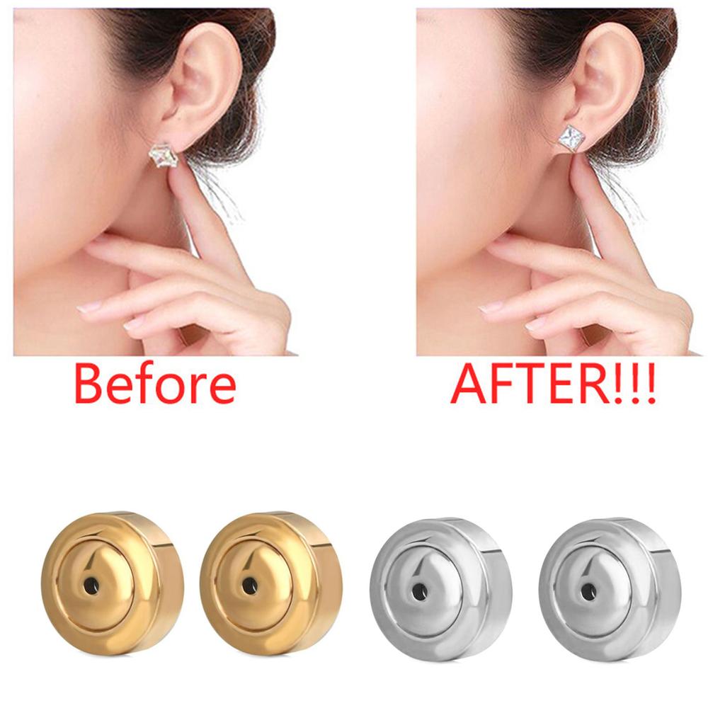 Stainless Steel Earring Backs Stopper Earnuts Stud Earring Back Supplies For Jewelry Findings Making DIY Accessories