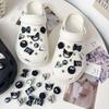 Cute Resin Starfish & Shell Croc Shoe Buckles with High-End Flower Accessories