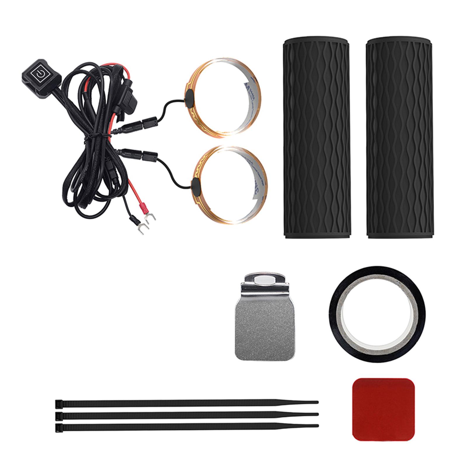 

Professional Motorcycle Heated Handlebar Grip Electric Heating Handle Grip Stay Warm Comfort Motorcycle Accessories