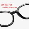 Vintage 0~-6.0 Black Round Myopia Glasses for Men Women Optical Frame Plastic AC Lens Computer Diopter Glasses