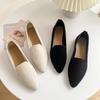 Fashion Suede Pointed Toe Flat Single Shoes Womens Work Shoes Summer Large Size Untied Casual Loafers Luxury Shoes for Women