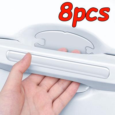 Car Door Invisible Handle Stickers Universal Anticollision Antiscratch Transparent Protector Stickers Car Decoration Accessories
