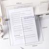 Durable Memo Clipboard Transparent Paper Organizer INS File Folder  Stationary