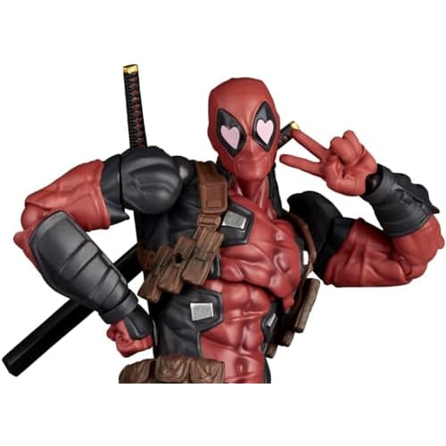 Kaiyodo Revoltech Amazing Yamaguchi Deadpool Ver. 2.5, Approximately 170mm Tall, Non-scale PVC & ABS Painted Action Figure
