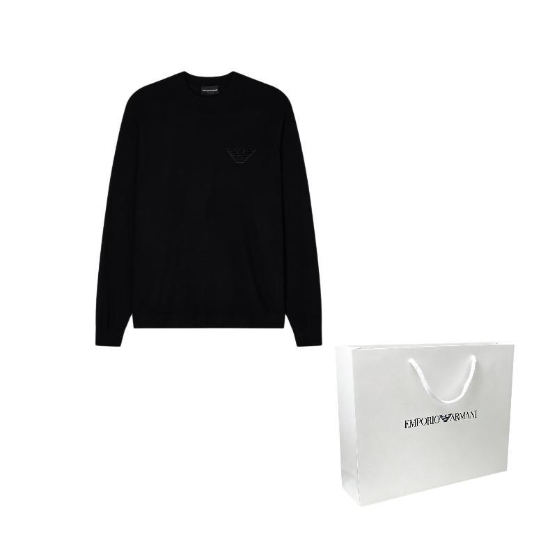 Emporio Armani logo-embellished crew-neck sweater EM002419-AF14158-UC001