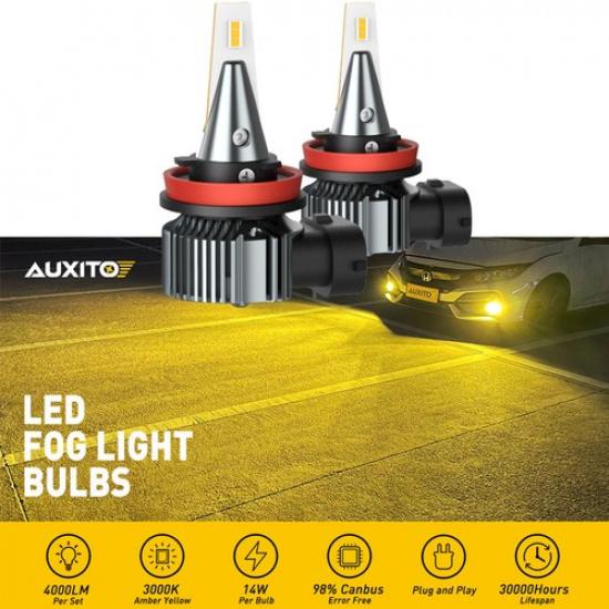 Yellow H8 H11 LED Fog Light Bulb 2x SUPER BRIGHT For Infiniti G37 2011 2012 2013