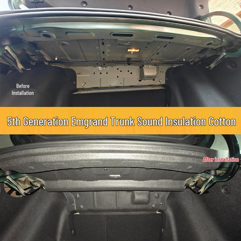 Sound Insulation Cotton for 26 New 5th Gen Emgrand Trunk Rear