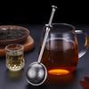 Portable Stainless Steel Tea Strainer Reusable Mesh Filter Tea Filter Long Handle Durable Loose Leaf Tea Steeper Home Office