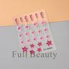 5D Embossed Nail Art Stickers Sun Flower Nail Decals Engraving Floral Nail Slider Tips