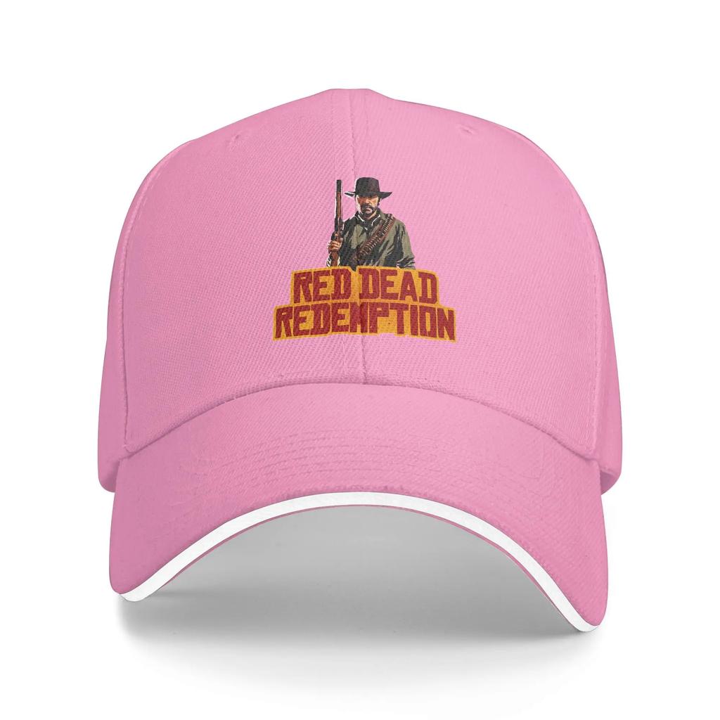 Red Deads Sun Baseball Cap Games Summer Yk Retro Trucker Hat For FeUnisex Unisex Hiking Fishing Snapback Cap