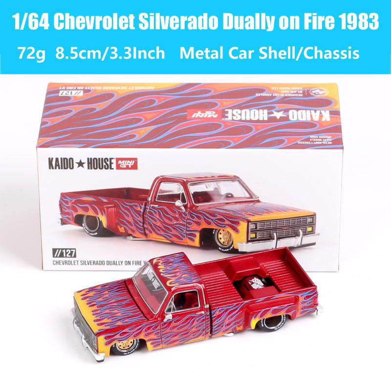 MiniGT 1/64 Scale Nissan Skyline GTR Racing Z Honda Civic Cadillac V 911 GT3 McLaren Datsun 510 Pickup Truck Car Model Toy