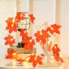 GGXX 2 Meters Artificial Maple Leaves Garland Led Fairy Lights For Christmas