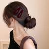 Korean Flocking Water Drop Hair Clips Simple Solid Color Bangs Side Hair Pin Cute Mini BB Clip Women Autumn Winter Hair Accessories