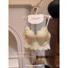 2026 French Lace Sexy Backless Bralette Thin Strap Triangle Cup Wireless Tank Top