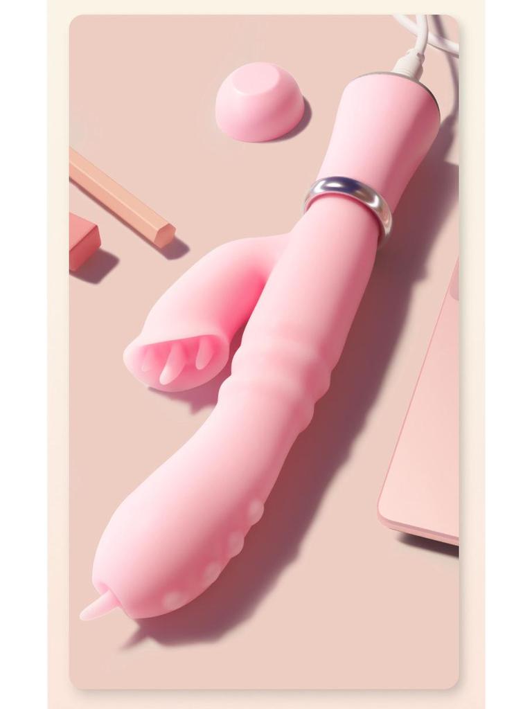 Long Love Female Vibrating Massage Stick - Erotic Adult Toy Cannons for Insertion & Masturbation.