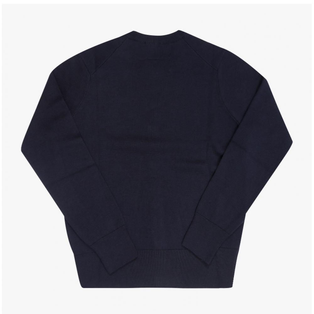 Ami Small Heart Logo V Neck Men S Cardigan Hkc361 001 414
