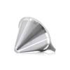 304 Stainless Steel Double-Layer Coffee Filter with Stand - Paper-Free Drip Funnel for Hand-Brewed Coffee