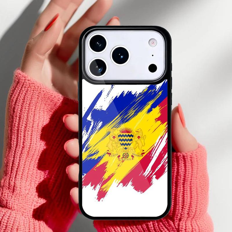 

Republic of Chad Flag Phone Case for iPhone 17 Air 16e 15 14 13 Pro Max Back Cover for 12 11 Pro Coque iPhone 16 Pro