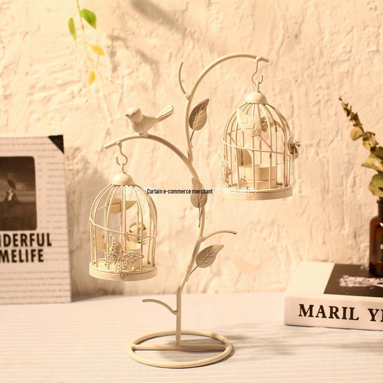 Romantic Retro Wrought Iron Aromatherapy Candle Holder – Creative Fashion Ornament