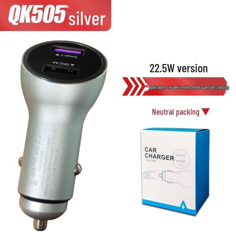 Crucial 65W/40W Car Charger for Huawei & OPPO VOOC Flash Charge