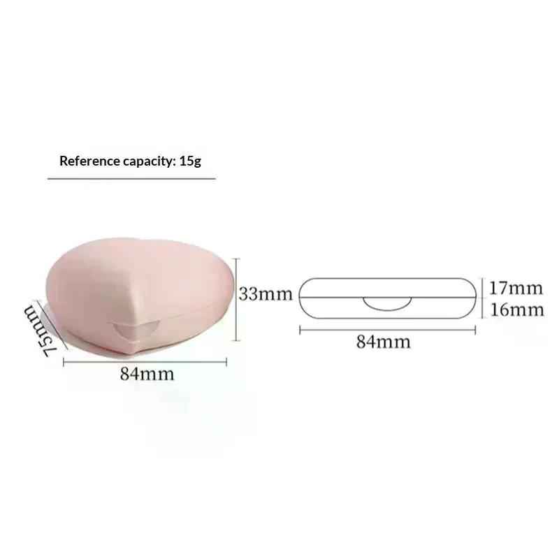15g/0.5oz Empty Air Cushion Puff Box Portable Cosmetic Makeup Case Container With Powder Sponge Mirror For BB Cream Foundation