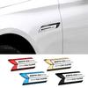 2pcs Car Sticker Car Leaf Board Decorative Stickers for AMG Mercedes Benz A C E R M Class CLA GLA C180 W204 W210 W124 W205 W203