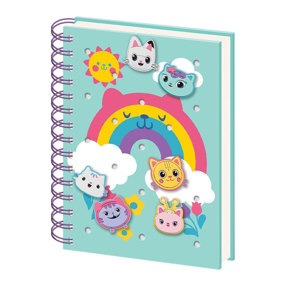 Gabby´s Dollhouse Charm Silicone Wirebound Notebook
