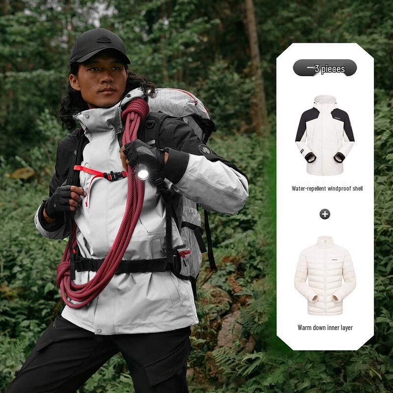 TOREAD Unisex 3-in-1 Down Jacket XXL