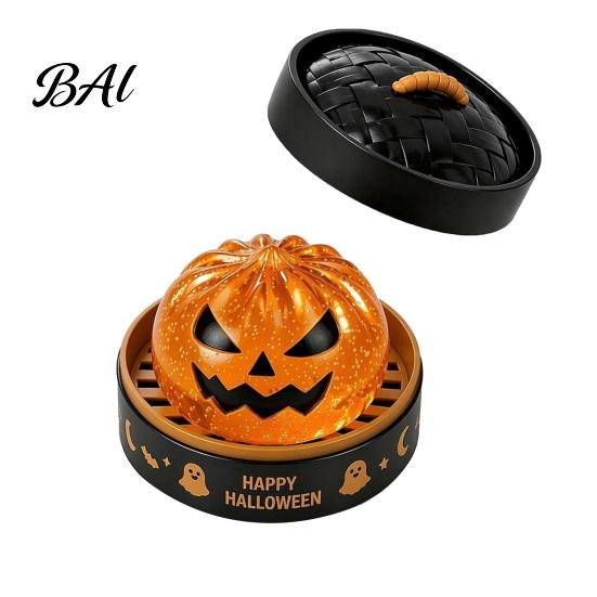 Dumpling Shaped Toy 1/6Pcs Halloween Stress Relief Toy, Devil Pumpkin Eyeball Skeleton Squeeze Party Favors Anxiety Reduction Dough Bun Fidget