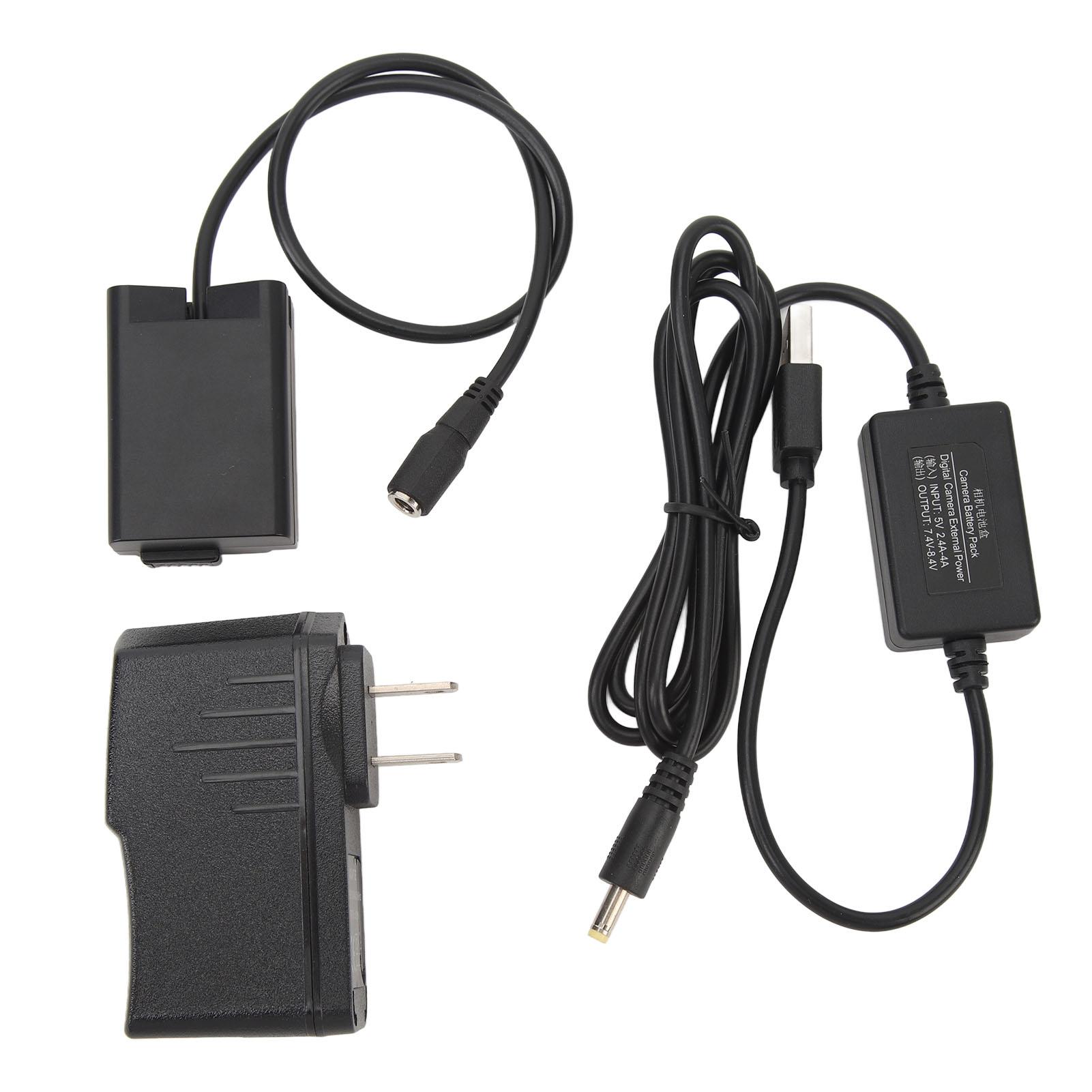 

EN EL25 Dumy Battery Full Decoding DC Female Interface USB Dumy Battery Adapter Kit Adapter Kit for for EU Plug