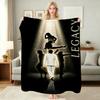 Pop Tribute Pattern Blanket Allseason Fleece Blanket For Bedroom Sofa Bed Home Party Decor New Year Gift