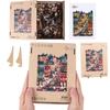MEATRN 505-Piece Jigsaw Puzzle, Wooden Christmas Puzzle (34.5 X 45.2cm), 3mm Thick, Transformable, for Kids and Adults, Family-Friendly Christmas