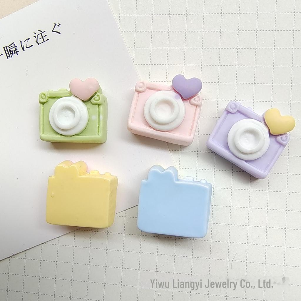 DIY Creative Resin Camera Design Phone Case Accessories